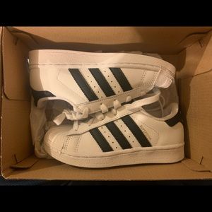Boys adidas original superstar sneakers